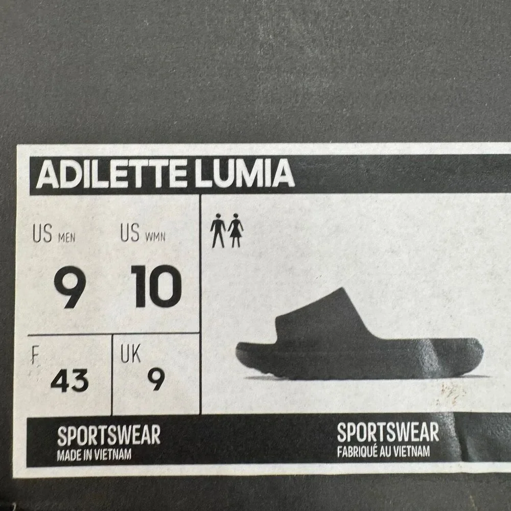 adidas adilette Lumia Adult Sport Swimming Slide Sandals